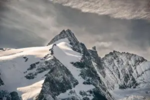 High peaks of Grossglockner mountains in September, Austria