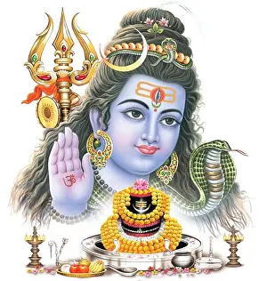 Hindu Festival Prints: High Resolution Hindu Mythology Picture of Lord Shiva