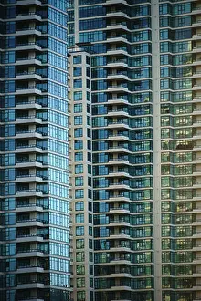 Floors Prints: High-Rise Facade With Balconies