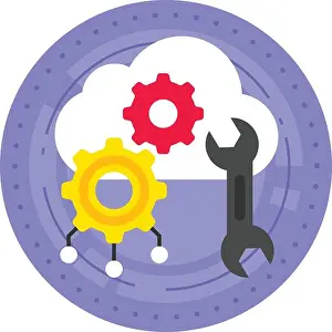 Gateway Prints: High speed Clusters Vector Icon Design
