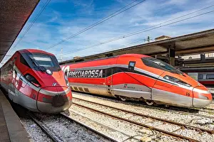 Venezia Prints: High Speed Trenitalia Frecciarossa 1000 train at Venezia Santa Lucia railway station