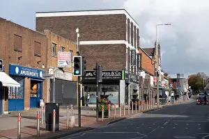 High Street Prints: High Street, Cradley Heath, West Midlands, England, UK