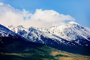 Inspiring Prints: high tatras mountain ridge in springtime