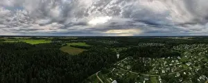 Plot Prints: High View from the height of a flying drone