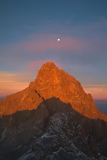 Kenyan Prints: The highest peak on Mount Kenya