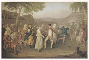 Instruments Prints: A highland wedding at Blair Atholl 1780 by David Allan