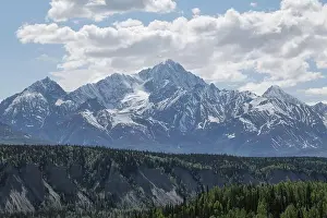 Tundra Prints: Hiking Alaska's Matanuska Glacier fed by Mount Marcus Baker in the Chugach Mountain Range