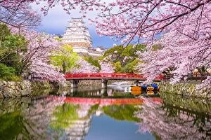 Images Dated 7th April 2017: Himeji, Japan at Himeji Castle's surrounding moat in the spring season