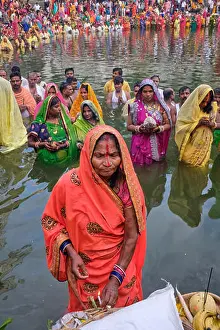 Hindu Festival Prints: During the Hindu festival Chhath Puja