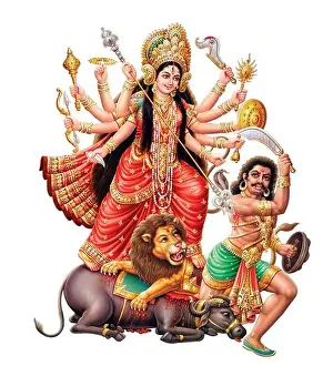 Hindu Festival Goddess Durga High-Resolution photo