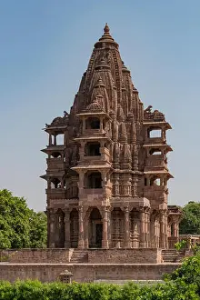 Blue City Prints: Hindu Temple at Mandore Garden, Jodhpur, Rajasthan, India