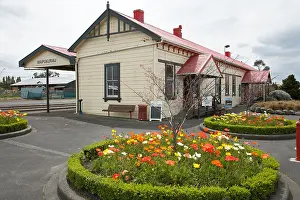 Platforms Prints: Historic Railway Station, Waipukurau, Central Hawkes Bay, North Island, New Zealand