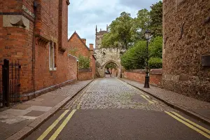 Archway Prints: The Historic Turret Gateway in Castle View