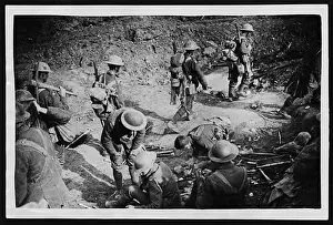 Strategies Prints: This historical image depicts the battle of Zonnebeke