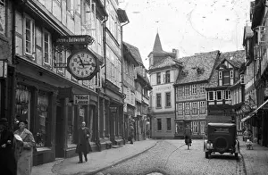 Analogue Prints: historical image of Hildesheim or Braunschweig