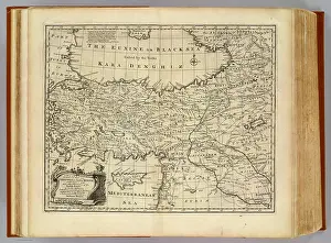 Anatolia Prints: This historical map by Emanuel Bowen from 1747 depicts the regions of Anatolia and Syria
