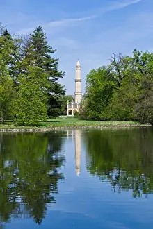 Vocal Prints: Historical minaret in Lednice, Czech Republic, Europe, Muslim tower in the park