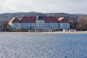 Tower Town Prints: historical monument of Grand Hotel, Sopot, Poland