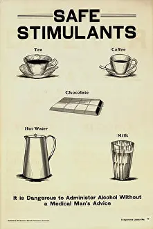 Advocacy Prints: A historical temperance poster promoting the prohibition of alcohol