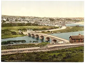 Library Prints: A historical view of Banff in Scotland