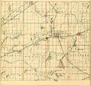 Bookyear1879 Prints: History of Branch county, Michigan