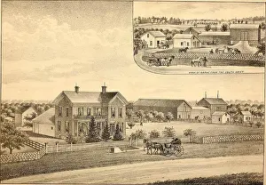 Informative Prints: 'History of Ingham and Eaton counties, Michigan' (1880)