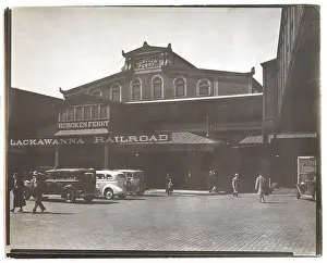 Hoboken Ferry, West St. Ft. of Barclay St. Berenice Abbott (American, 1898-1991). March 23, 1938. Gelatin silver photograph, Sheet: 8 x 10 in
