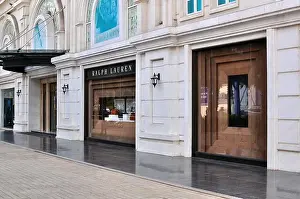 Saigon Prints: HOCHIMINH CITY, VIETNAM - MARCH 8: Ralph Lauren flagship store in Ho Chi Minh City