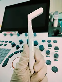 Hockey Stick Prints: Hockey stick ultrasound probe