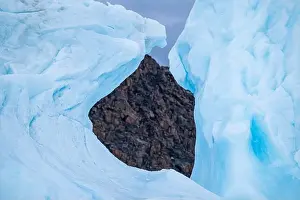 Blue Ice Prints: Hole in an iceberg, Belcher island