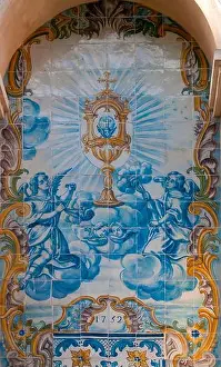Casa Prints: The holy Grail Painted blue tiles at the Convent of Saint Peter of Alcantara (Convento de Sao Pedro de Alcantara)