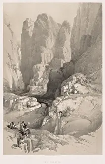 The Cleveland Museum Of Art Prints: The Holy Land, Syria, Idumea, Arabia, Egypt & Nubia (Vol. III): Entrance to Petra, 1842