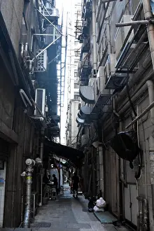 Alleyway Prints: Hong Kong, China - Oct 28, 2016