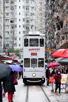 Public Transportation Prints: Hong Kong, China:27 Jan, 2020