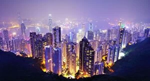Images Dated 13th October 2012: Hong Kong skyline