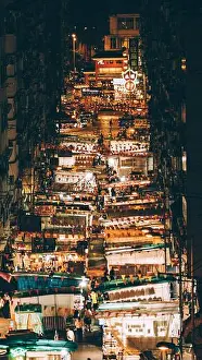 Old Street Prints: Hong Kong Temple Street Night Market i