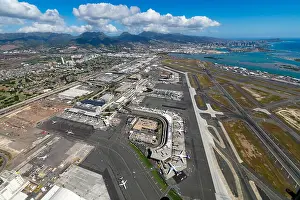 Honolulu Prints: Honolulu, Airport, Oahu, Hawaii