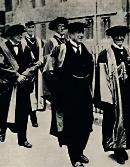 Forties Prints: Honorary Degree at Oxford, 1925, (1945). Creator: Unknown