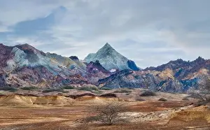 Hormuz Island in the Hormuz straight, south Iran taken in January 2019 taken in hdr