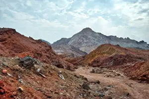 Hormuz Island in the Hormuz straight, south Iran taken in January 2019 taken in hdr