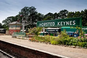 Volunteer Prints: Horsted Keynes railway station West Sussex