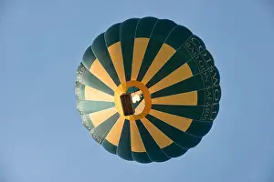 Airbourne Prints: A hot air balloon viewed from below