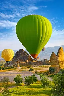 Hot air balloons, Goreme, Cappadocia, Turkey