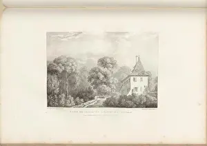 Illustrate Prints: House of Charmettes, inhabited by J