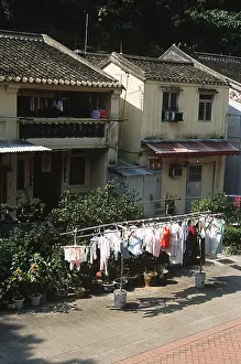 Abode Prints: Houses, Pai Tau village, Sha Tin, New Territories, Hong Kong, China