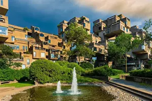 Local Landmark Prints: Housing complex of Habitat 67 in Montreal