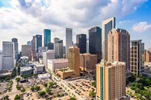 Images Dated 12th May 2016: Houston, Texas, USA downtown city skyline in the afternoon
