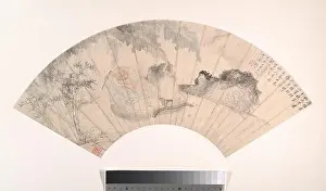 Chinese Culture Prints: Huai Su in the Banana Grove dated 1869 Gu Yun Gu Yün was the leader of a group of painters working in Shanghai during