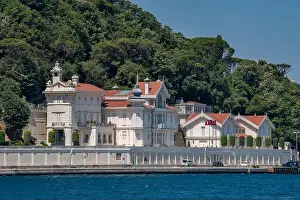 Bosphorus Prints: The Huber Mansion in Tarabya neighborhood in Sariyer district of Istanbul, Turkey
