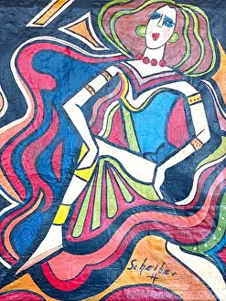 Historic Image Prints: Hugo Scheiber - Taenzerin - Dancer - circa 1920